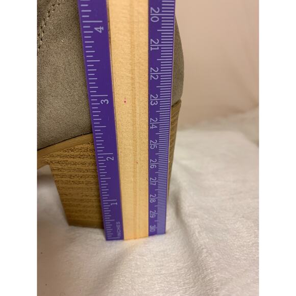 Qupid Ankle Boots Aztec Print Faux Suede Western Cowgirl Womens Size 8 - Picture 7 of 9